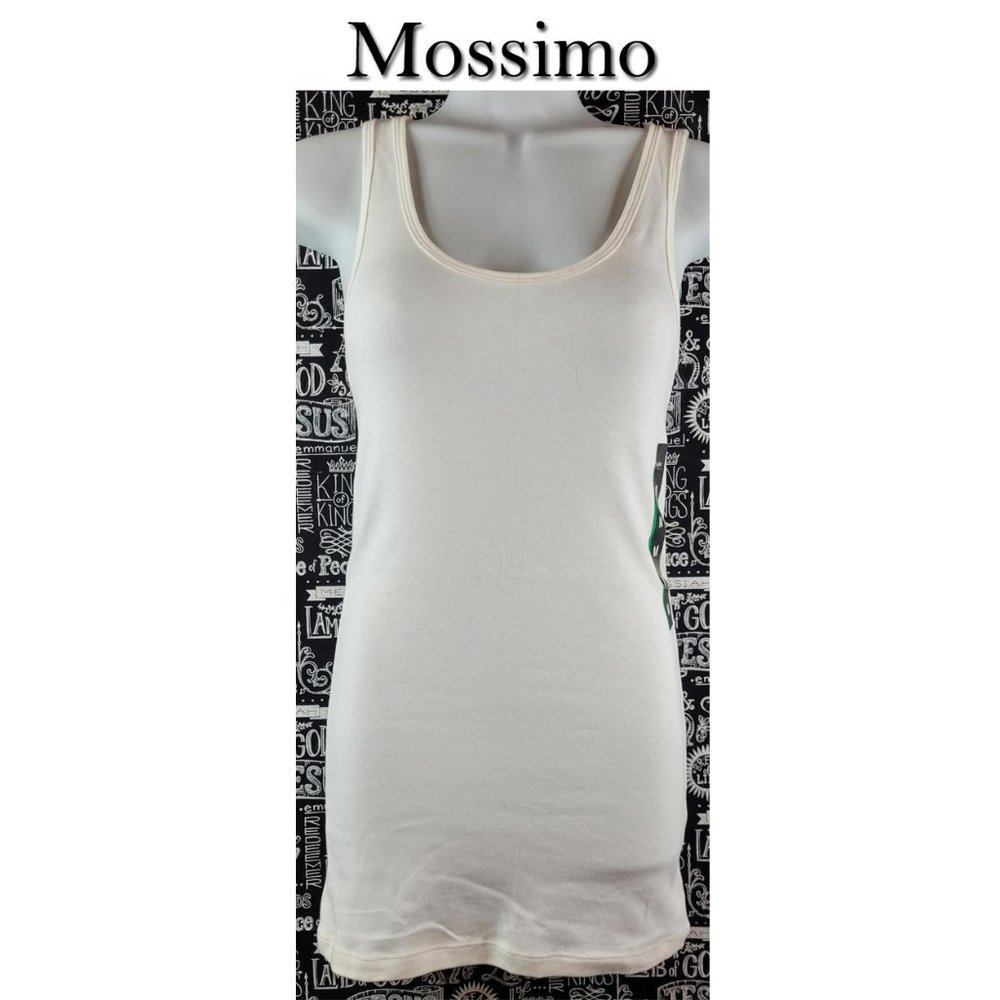 Mossimo Off White Tank Top Size Medium NWT